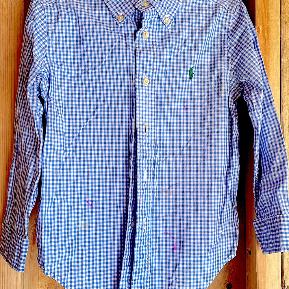 Like new Polo long sleeve button up shirt. Worn maybe 2 times.